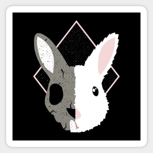 Skull Bunny Sticker